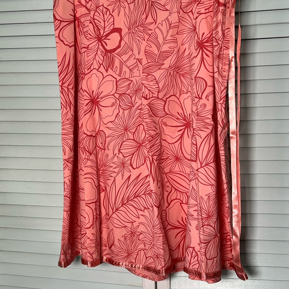 Floral Pink and Red Skirt